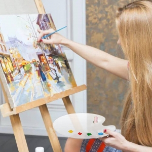 Offre spéciale palette d'aquarelle palette de peinture acrylique en plastique pour étudiants 