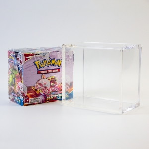 Clear Lucite PTCG ETB case booster acrylique pour pokemon  