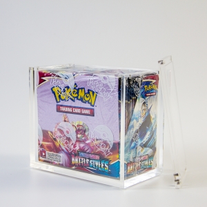 Wholesale perspex pokemon ETB boîtes Boîte de boxe acrylique 
