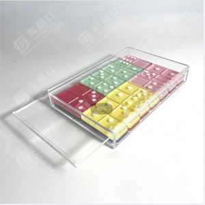Ensemble de jeu de tuiles RUMMIKUB Mahjong en acrylique, rami 