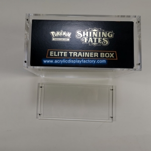 Vitrine en acrylique pour boîte d'entraînement Pokemon Elite 