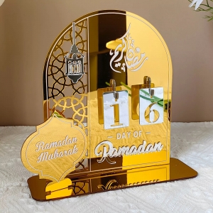 Calendrier de l'avent ramadan en acrylique 