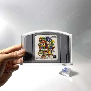 Couvercle magnétique Nintendo N64 SNES Xbox Acrylique Vitrine de jeu vidéo 