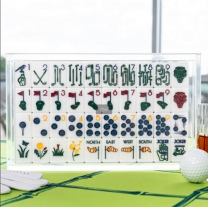 BOÎTE D'AFFICHAGE DE CARREAUX LUCITE MAHJONG 