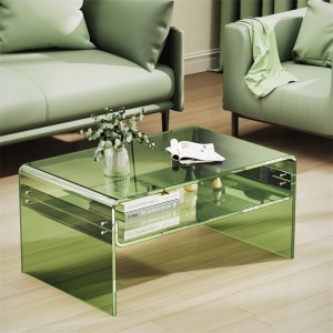 table basse moderne en lucite