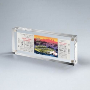 cadre de ticket en acrylique