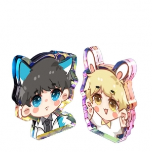 Voyageur debout acrylique d'Anime de bande dessinée personnalisé par logo OEM 