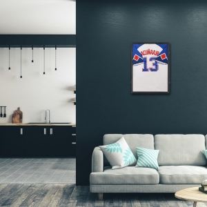 Vitrine murale pour maillots de sport 