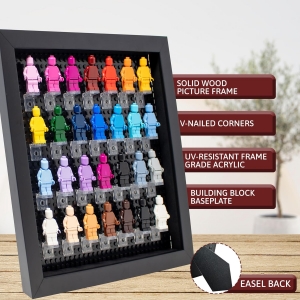 Boîte d'ombre noire 10x10 pour figurines miniatures 