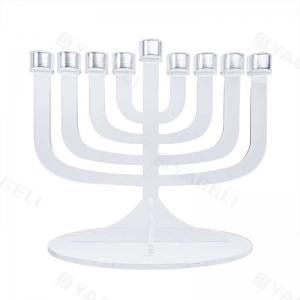 Bougeoir menorah juif en acrylique, vente en gros 