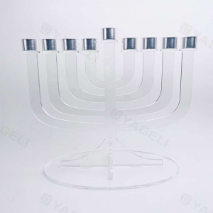 Bougeoir menorah juif en acrylique, vente en gros 