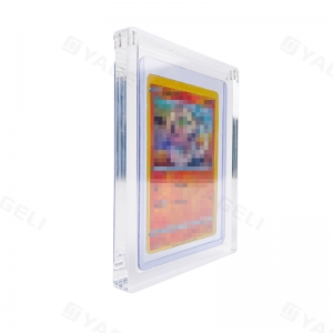 chargeur de cartes en acrylique avec fermeture magnétique