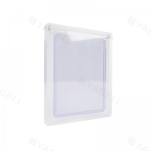 Étui à cadre de protection en acrylique avec couvercle magnétique transparent 