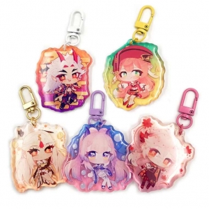 Vente en gros Porte-clés acryliques miniatures OEM 