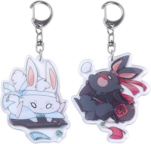 Acrylique personnalisé toutes sortes de porte-clés de dessins animés 