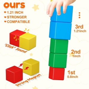Blocs de construction magnétiques pour les tout-petits 