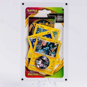 stand d'affichage en acrylique pokemon blister booster pack 