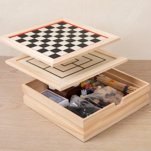 set de jeu en bois tout-en-un