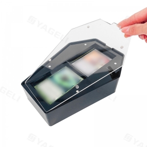 Boîte de carte Black Coffin TCG Boîte de rangement de jeu de carte en acrylique 