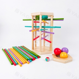 jeu de jeux en bois set sticks tirant le jeu 