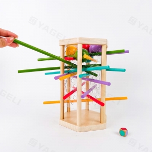 jeu de tirage au bâton en bois