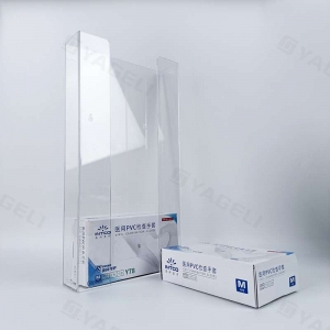Dispensateur de gants acryliques transparents personnalisables 