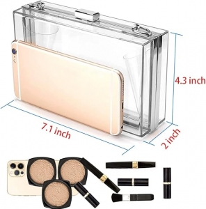 Gandoue à épaule transparente du sac à main 