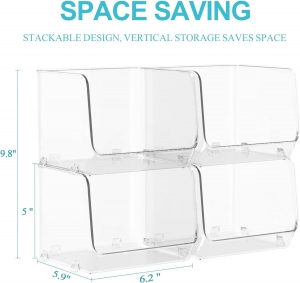 Lot de 4 organiseurs de salle de bain pour comptoir