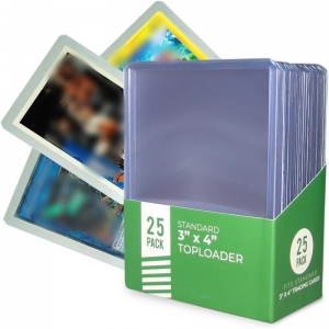 Toploader de cartes de brading en plastique dur standard 35pt. 