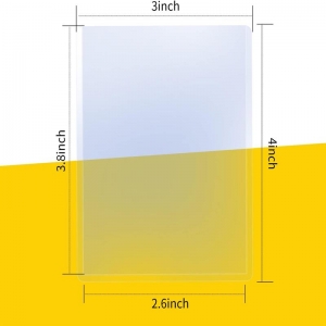 Toploader de cartes de brading en plastique dur standard 35pt. 