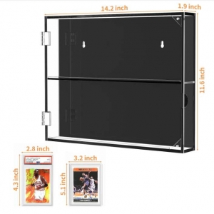 Carie d'affichage de carte de baseball en gros acrylique 
