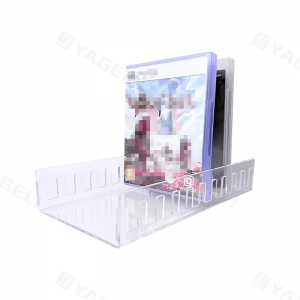 Support de rangement en acrylique pour jeux vidéo 
