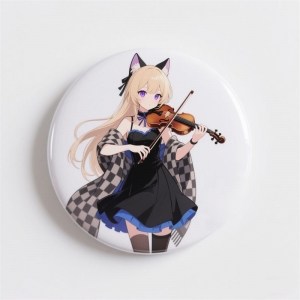 Badge de personnage d'anime imprimé UV DIY pour sac à dos 