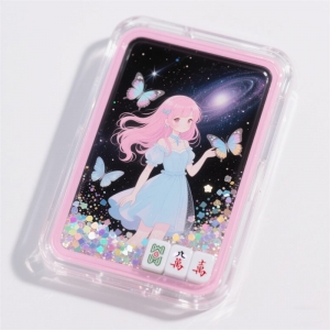 pendentif mahjong en acrylique personnalisé
