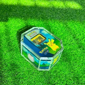 Étui de protection en acrylique pour boîte métallique du JCC Pokémon 