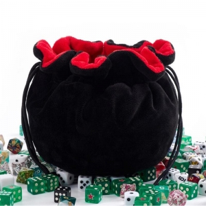 pochette à dés avec cordon de serrage