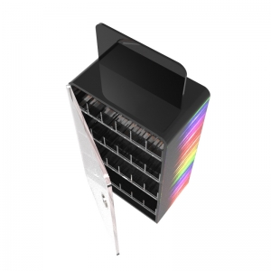 Vitrine en acrylique 4 couches pour cigarettes électroniques avec porte 
