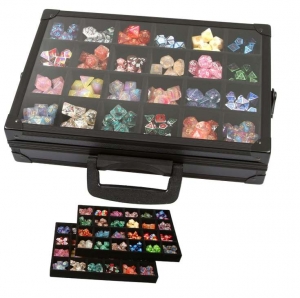 Présentoir de rangement pour jeux de dés 