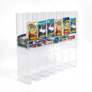 Boîte distributrice de booster pack en acrylique
