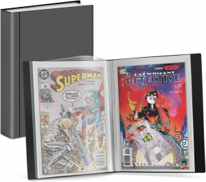 Album de rangement pour bandes dessinées - Pour les bandes dessinées actuelles, de l'âge d'argent, ordinaires, emballées et cartonnées 