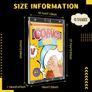Support de chargement supérieur personnalisé pour les bandes dessinées Silver Age et Current 