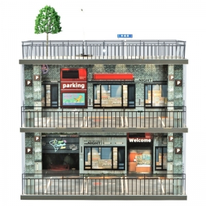 Garage de stationnement pour voitures miniatures à plusieurs niveaux Yageli