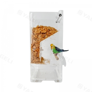 Mangeoire à oiseaux en acrylique personnalisée pour fenêtres 