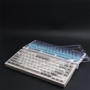 Housse de protection pour clavier en acrylique transparent anti-rayures 