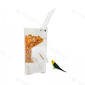 Mangeoire à oiseaux en acrylique personnalisée pour fenêtres 