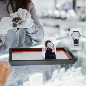 Boîte de rangement et de présentation de montre transparente Yageli 