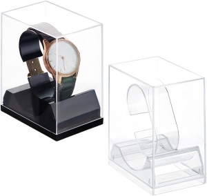 Boîte de rangement et de présentation de montre transparente Yageli