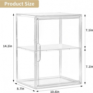 Vitrine en acrylique transparente pour jouets de collection Yageli 