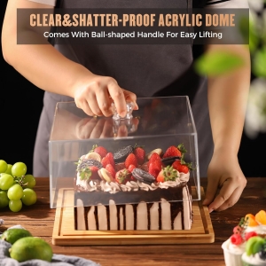 Vitrine de boulangerie transparente personnalisée Yageli 