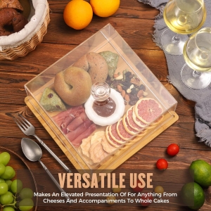 Vitrine de boulangerie transparente personnalisée Yageli 